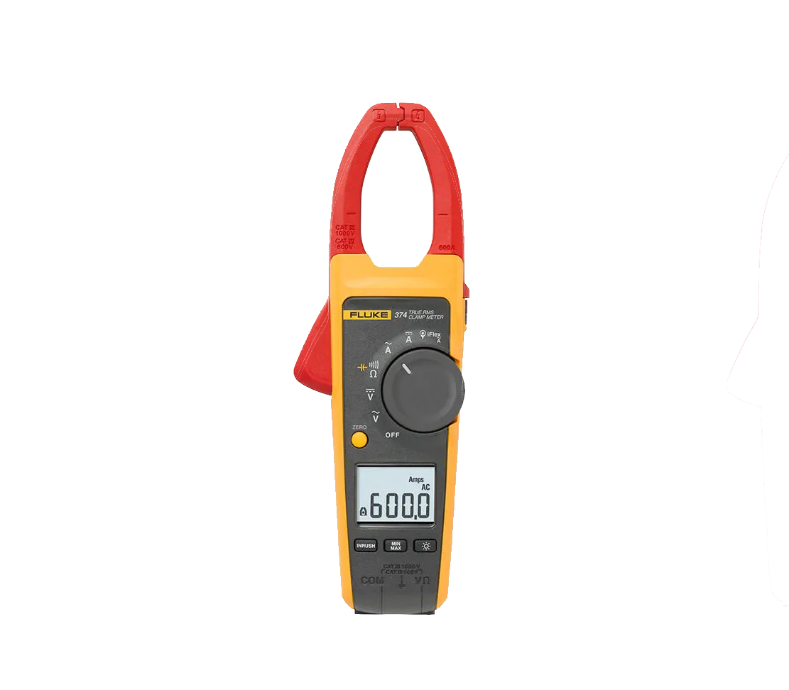 1 Fluke 374 True RMS AC/DC Clamp Meter - Image 1