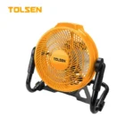 20V Cordless Jobsite Fan Portable Worksite Cooling Fan with Adjustable Tilt and USB-C Charging