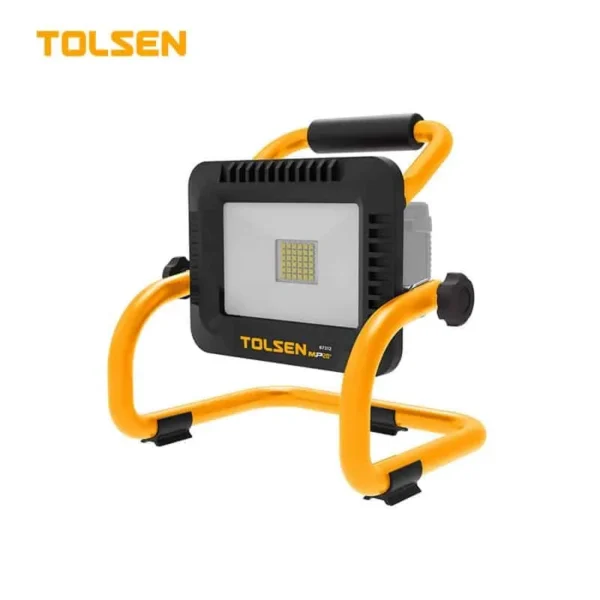 20V Cordless LED Flood Light 2000 Lumens Portable Jobsite Work Light with Swivel Stand