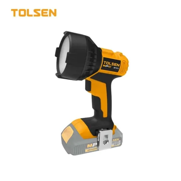 20V Cordless LED Work Light 1000 Lumens Portable Jobsite Light with Belt Clip