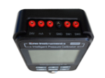 HS602 pressure calibrator rear view with multiple ports industrial calibration instrument