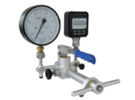 HS702 HS703 pneumatic comparator parts diagram hand pump valve pressure ports labeled